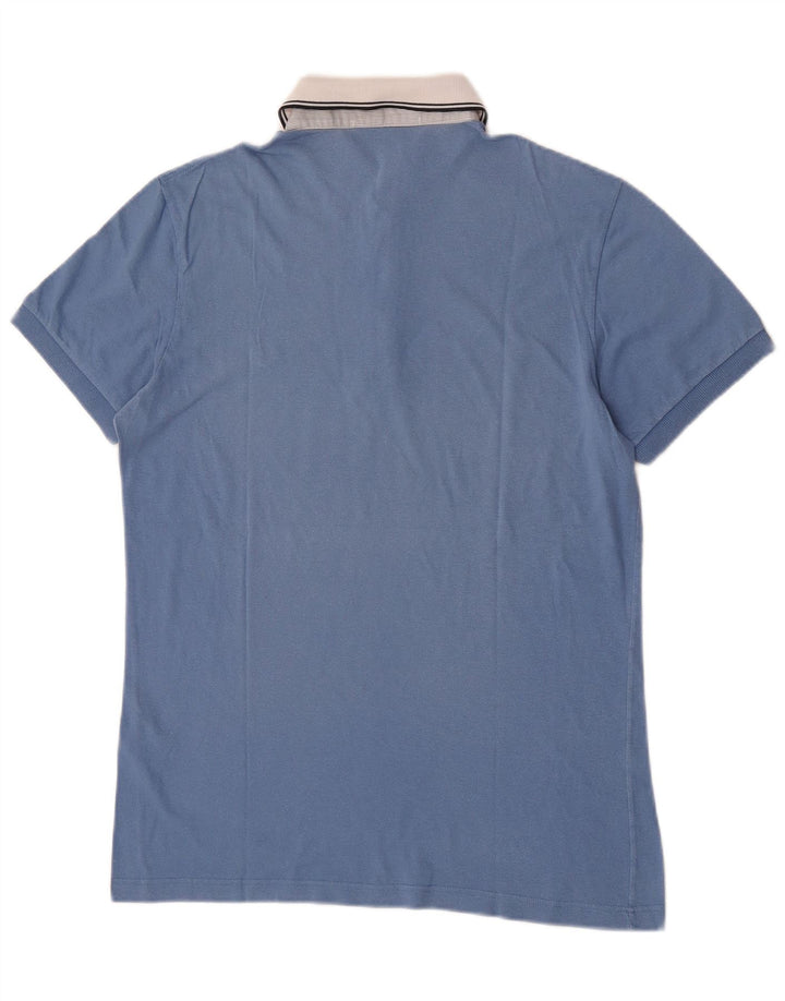 Męska koszulka polo Fred Perry, bawełniana, w kolorze średniego błękitu