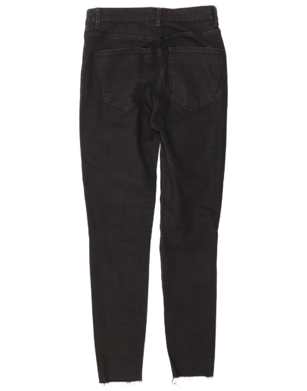 Damskie jeansy obcisłe z wysokim stanem Zara EU 40 Medium W30 L28 czarne