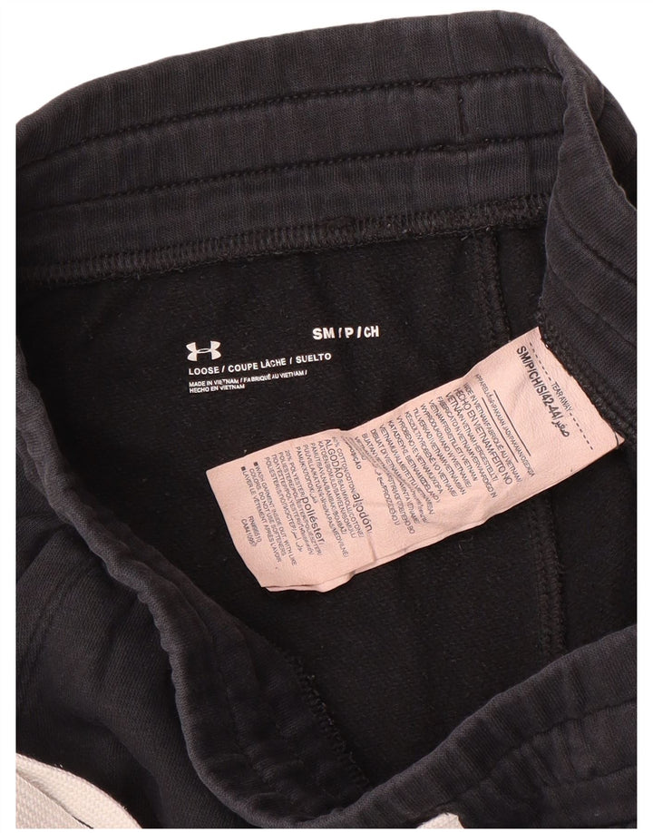 Męskie spodnie dresowe Under Armour, małe, czarne, bawełniane