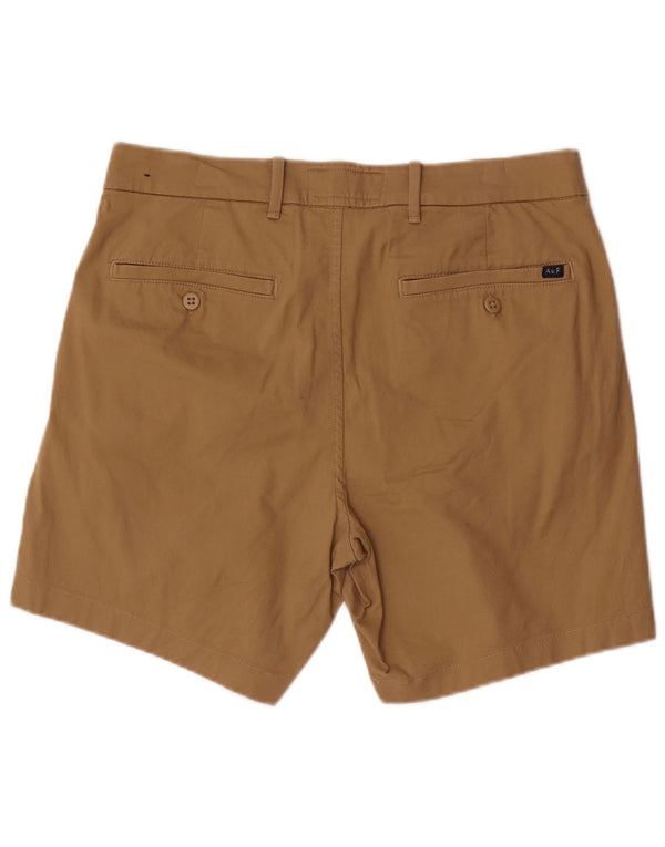 Męskie spodenki chino Abercrombie & Fitch W33 w kolorze średniego beżu, bawełniane