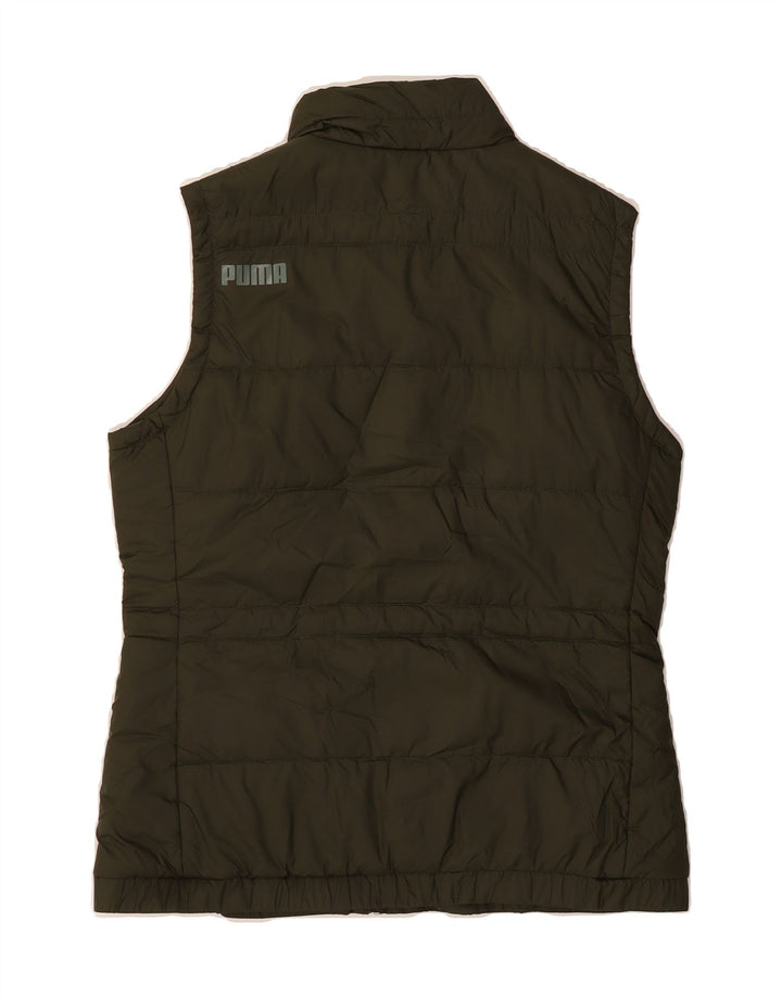 PUMA Womens Padded Gilet UK 12 Medium Green Polyester Vintage Puma and Second-Hand Puma from Messina Hembry 