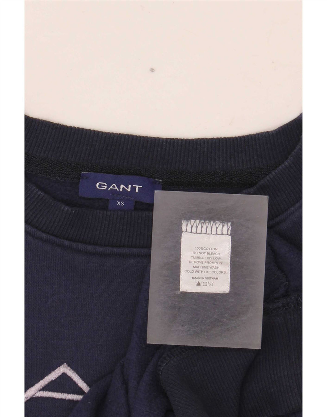 Męska bluza z grafiką Gant, sweter XS, granatowa, bawełniana