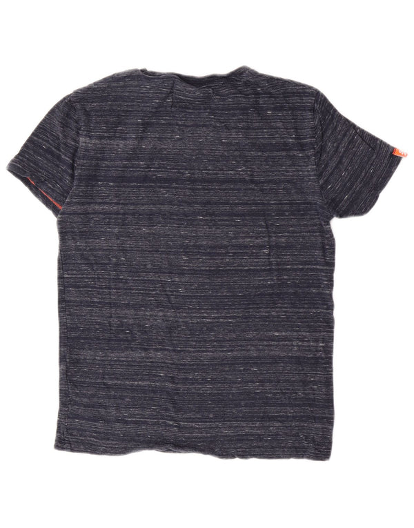 T-shirt męski Superdry Top XS, bawełna w niebieskie plamki
