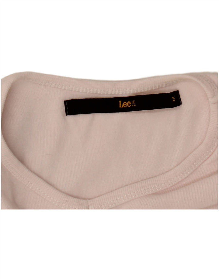 Damski krótki t-shirt LEE UK 12, średni róż