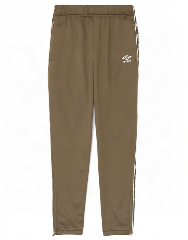Męskie spodnie dresowe Umbro z grafiką, duże bloki kolorów khaki