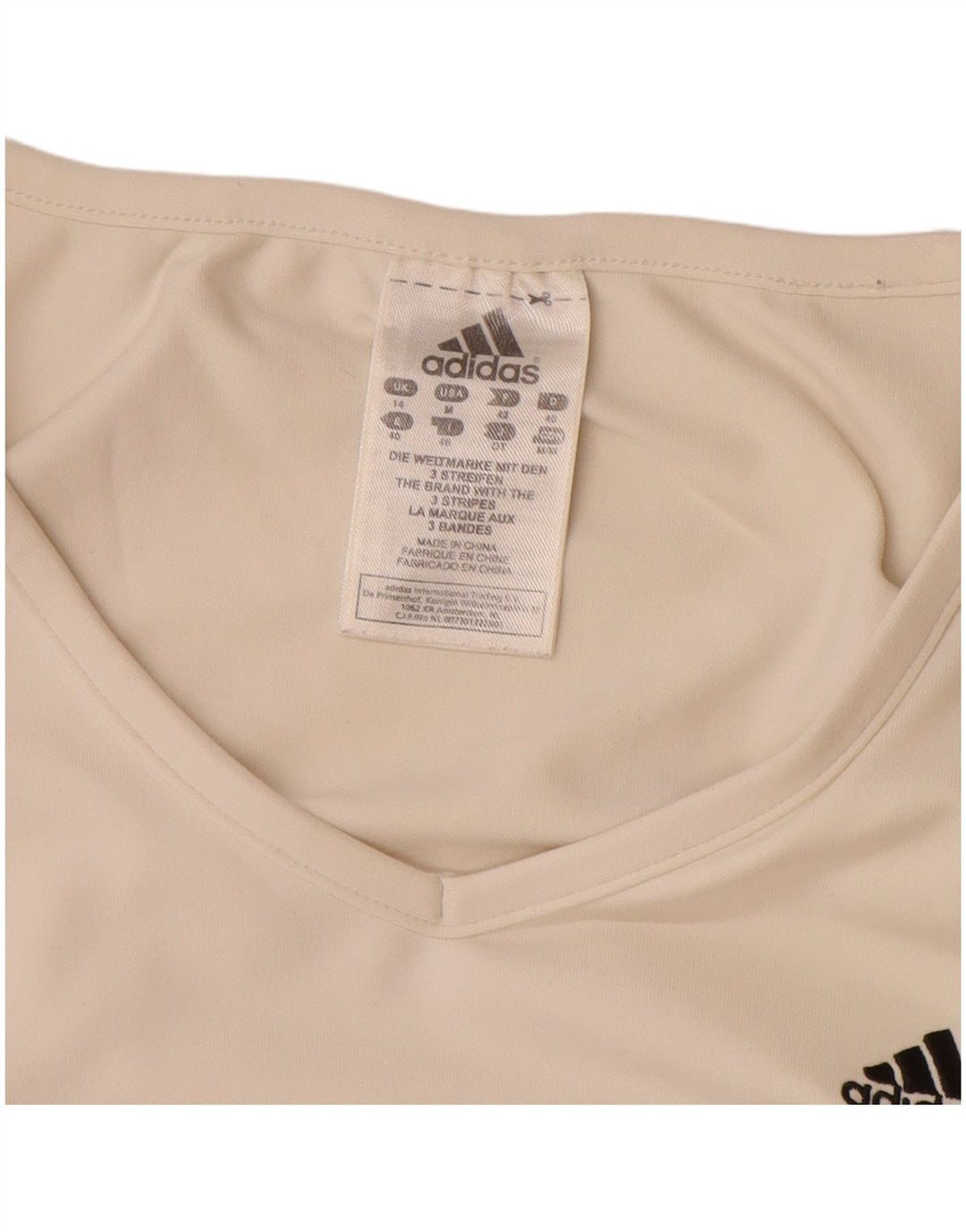 Damska koszulka Adidas Top UK 14 Medium Off White Poliamid
