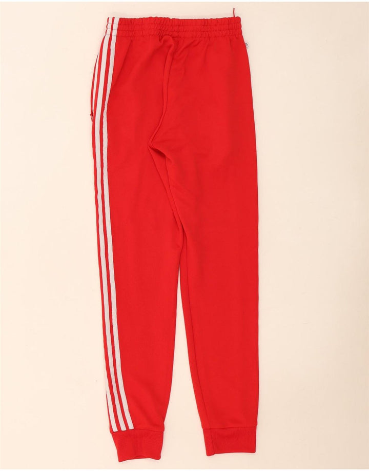 Adidas Męskie Spodnie Dresowe Joggery Małe Czerwone Poliester
