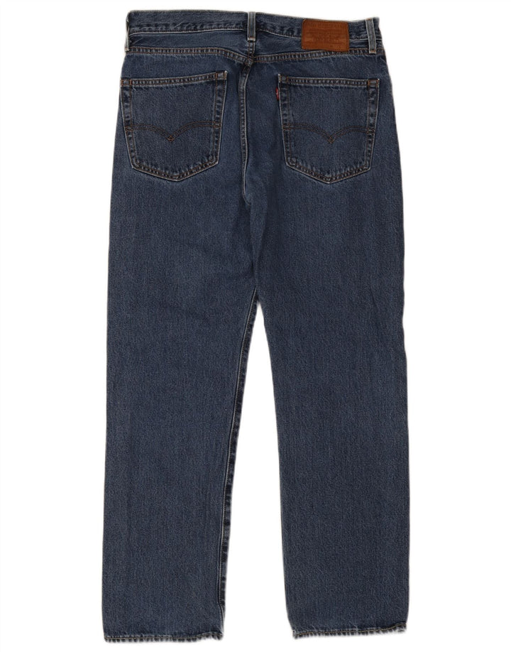 Męskie proste dżinsy Levi's W32 L32 Niebieskie bawełniane