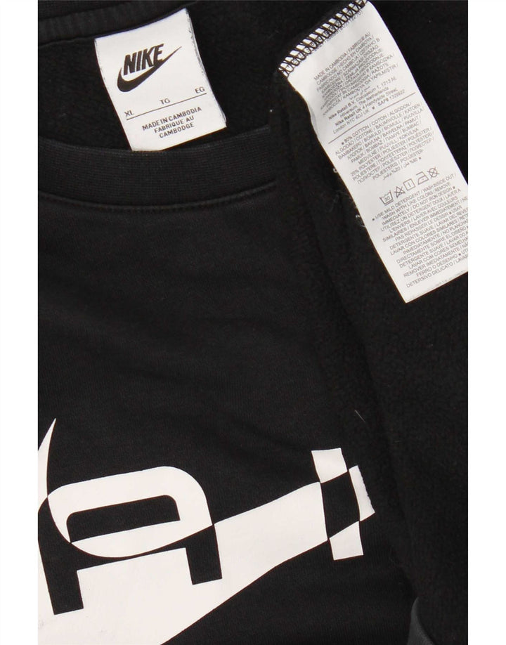 Męska bluza z grafiką Nike XL, bawełniana w czarne paski