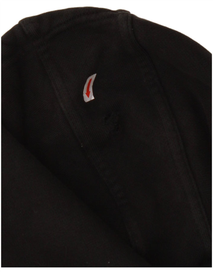 Damski sweter oversize ADIDAS UK 16, duży, czarny, bawełniany