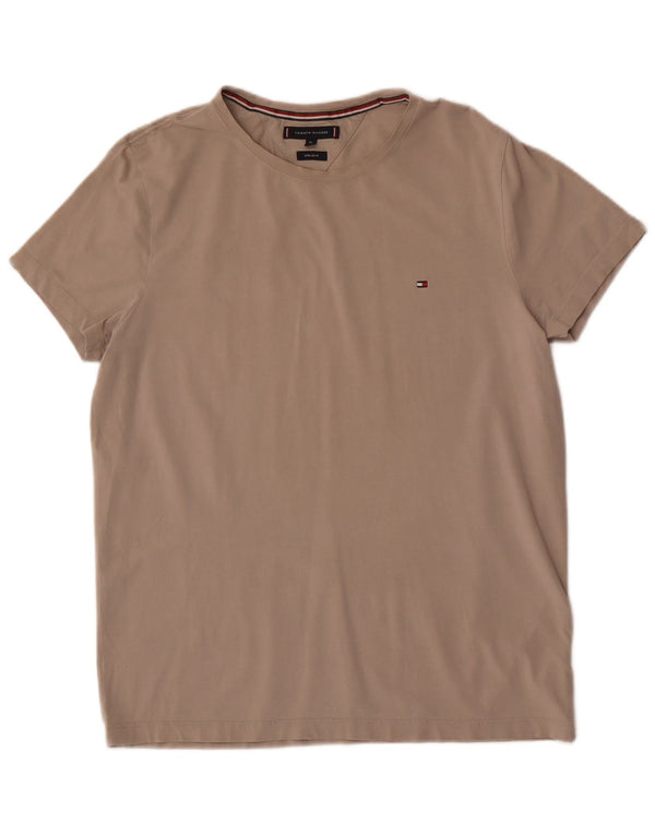 Męska koszulka Tommy Hilfiger Extra Slim Top XL, szara bawełna