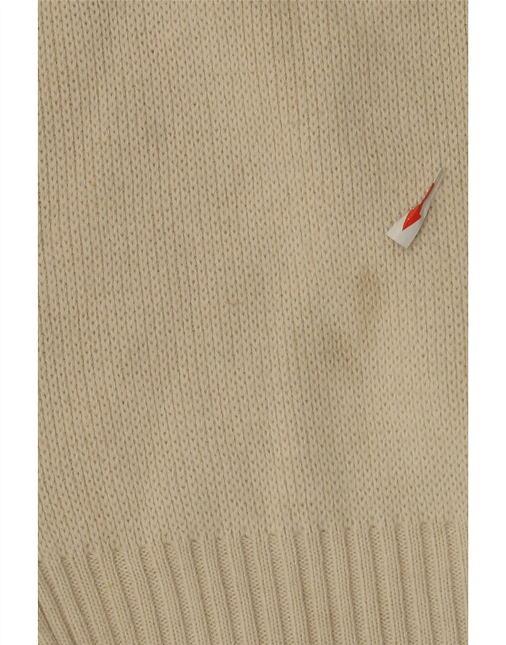 Sweter damski w stylu vintage z dekoltem w łódkę UK 12, średni, wielobarwny