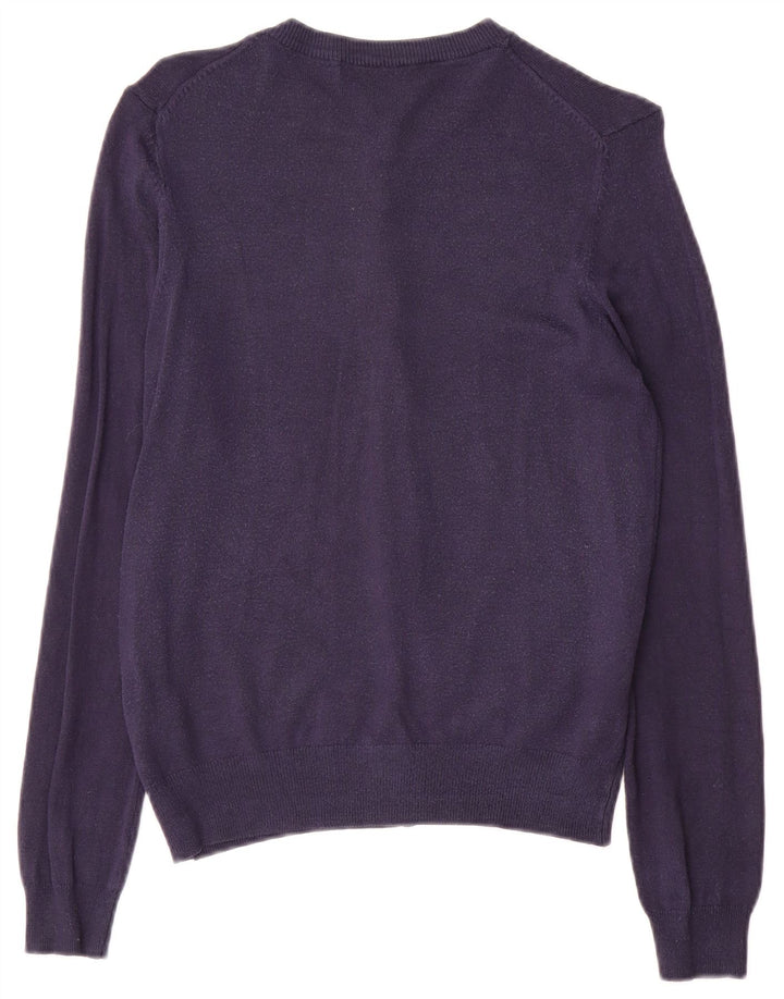 Sweter damski Marks & Spencer UK 12, średni granatowy, wiskoza