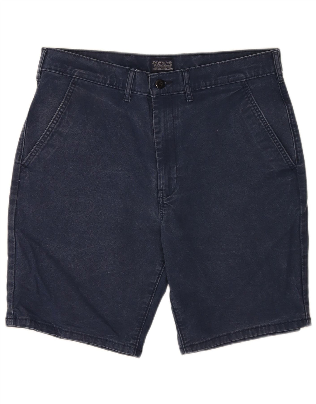 Męskie spodenki chino Levi's W34, duże, granatowe, bawełniane