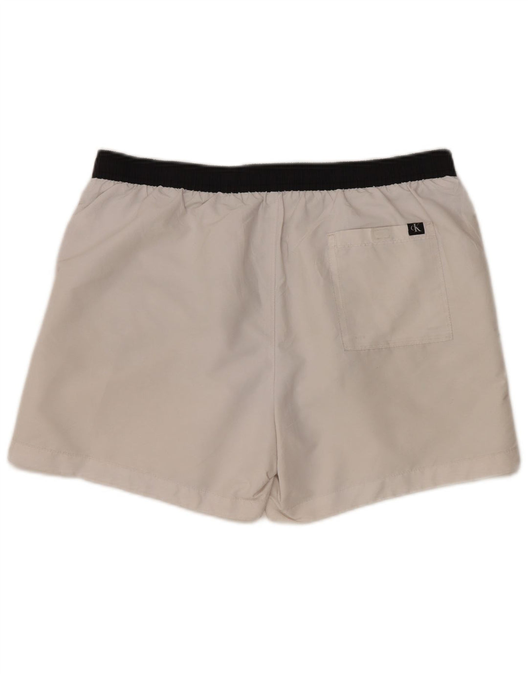 Męskie spodenki kąpielowe Calvin Klein XL, biały poliester