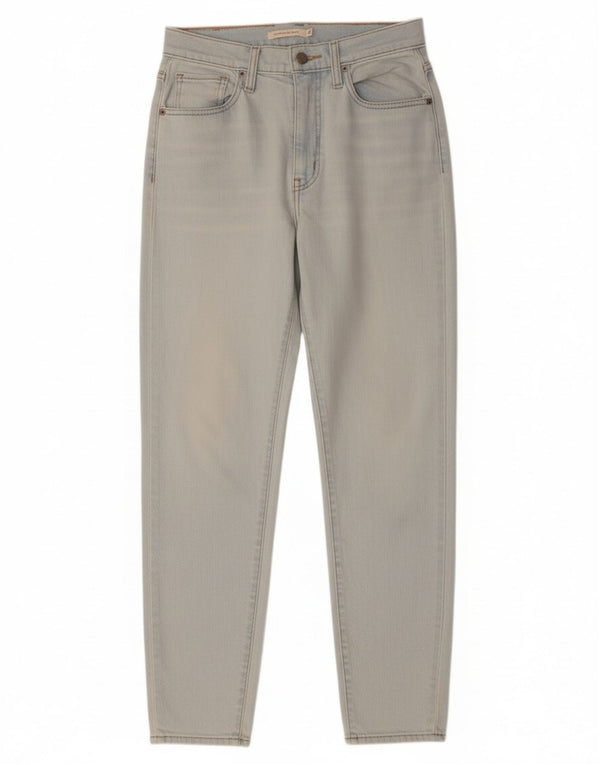 Damskie jeansy Levi's z wysokim stanem W27 L27, niebieska bawełna