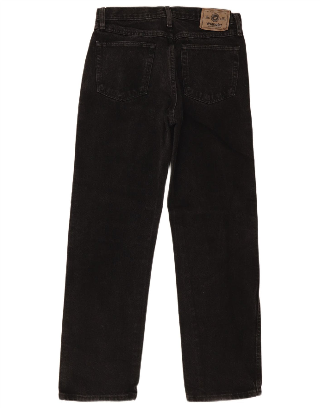 Męskie jeansy Wrangler o prostym kroju W30 L30, czarne, bawełniane