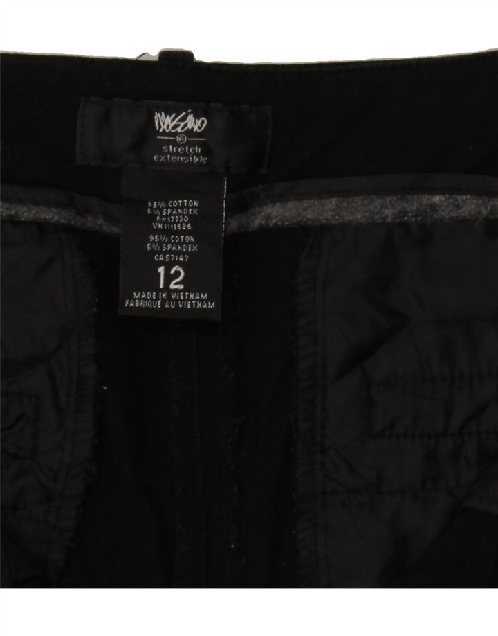 MOSSIMO Womens Slim Casual Trousers US 12 Large W34 L26 Black Vintage Mossimo and Second-Hand Mossimo from Messina Hembry 