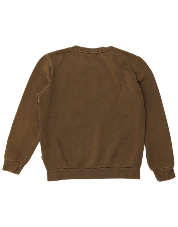 Męska bluza z grafiką PUMA, sweter XS, bawełna khaki