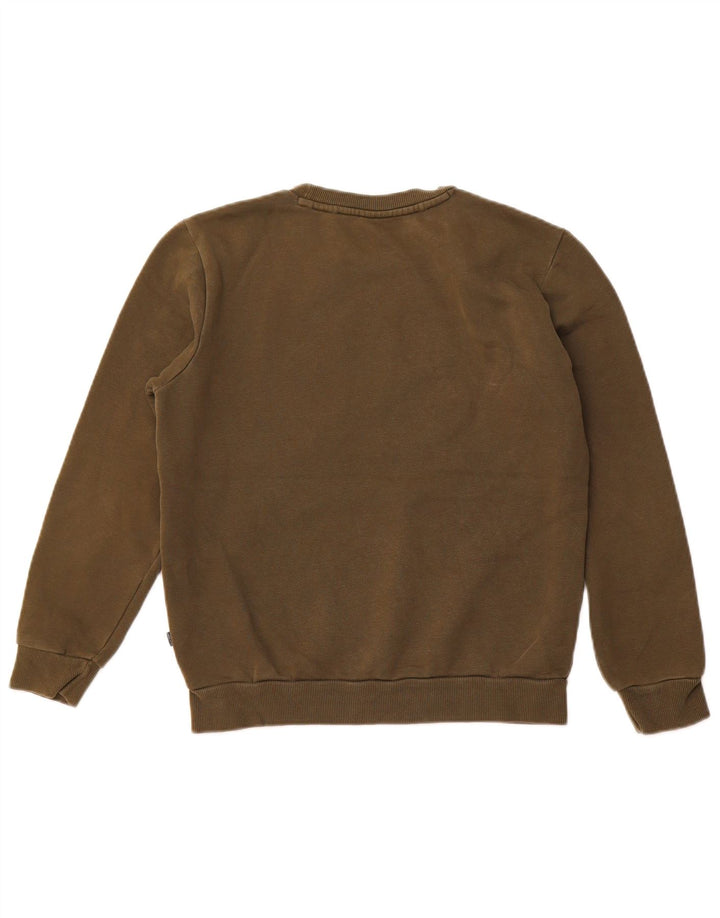 Męska bluza z grafiką PUMA, sweter XS, bawełna khaki