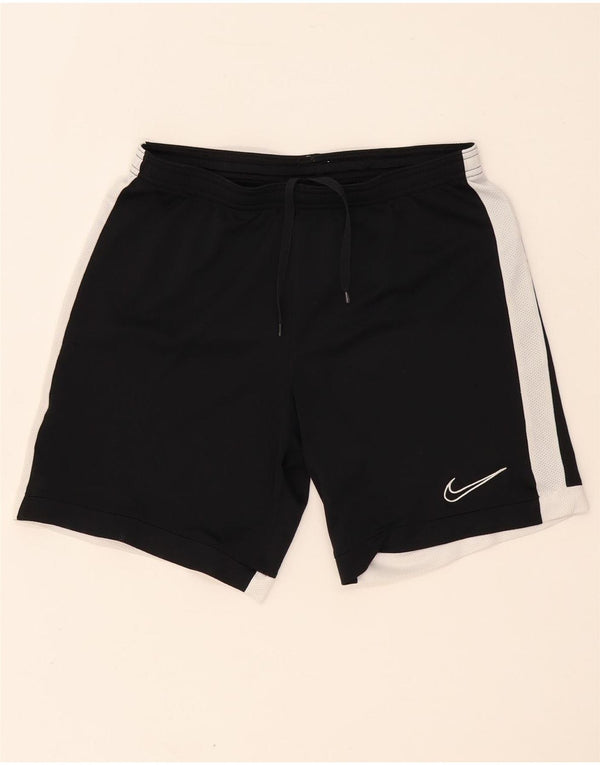 Męskie spodenki sportowe NIKE Dri Fit, poliester w kolorze średniej czerni