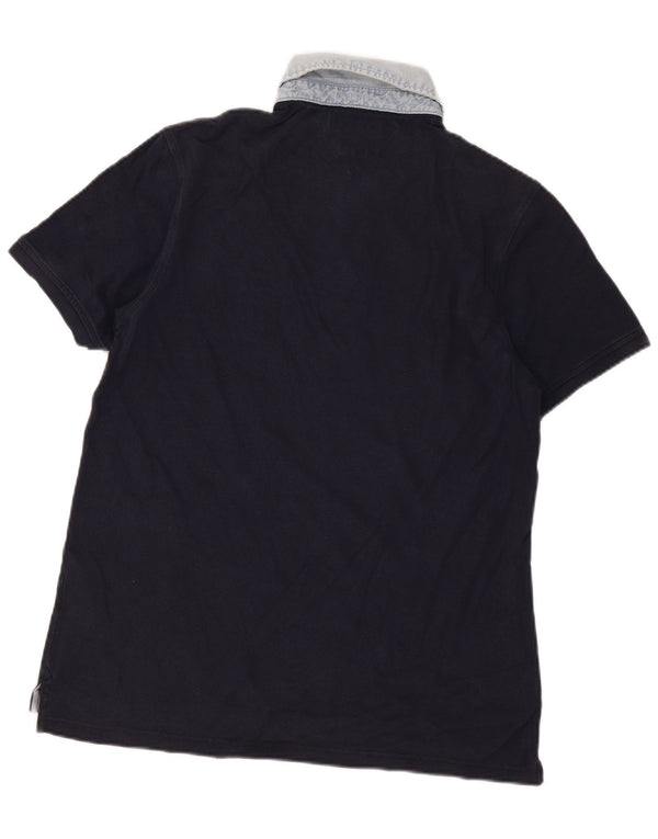 Męska koszulka polo do rugby Tommy Hilfiger Slim Fit XL, granatowa, bawełniana
