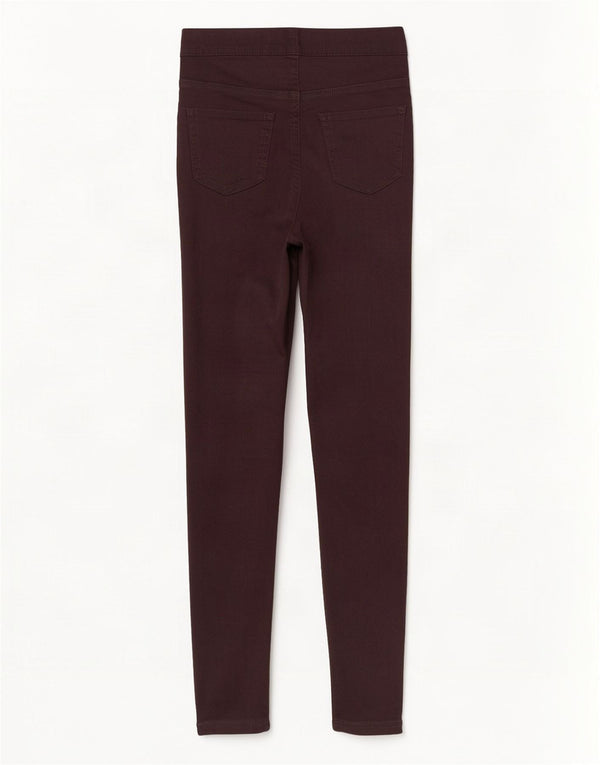 Marks & Spencer Damskie jeansy Jegging UK 8 Small W26 L28 Brązowa bawełna