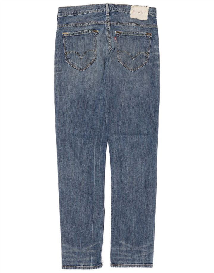 Męskie jeansy Levi's 519 Slim W33 L34 Niebieska bawełna