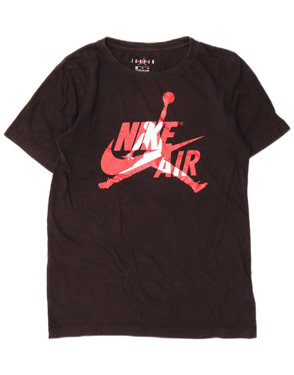 Jordan Boys Graphic T-Shirt Top 13-14 Years XL Black Cotton