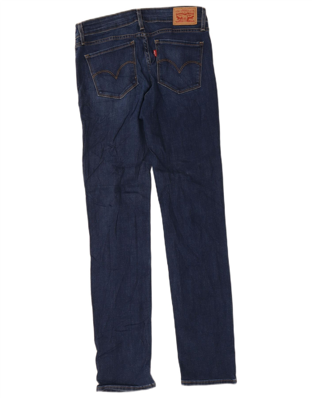 Damskie jeansy Levi's 712 Slim W28 L31 Niebieska bawełna