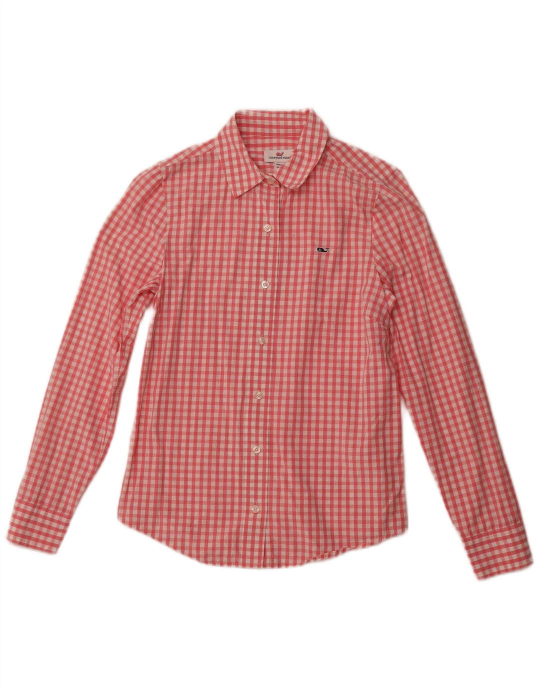 Koszula damska VINEYARD VINES US 2 XS, bawełniana różowa kratka