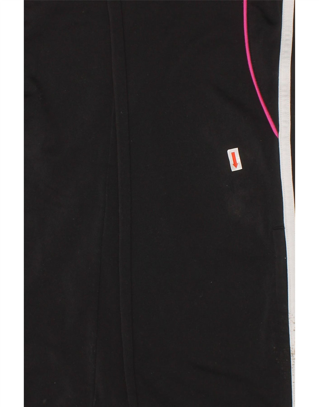 ADIDAS Girls Tracksuit Trousers 9-10 Years  Black Polyester Vintage Adidas and Second-Hand Adidas from Messina Hembry 