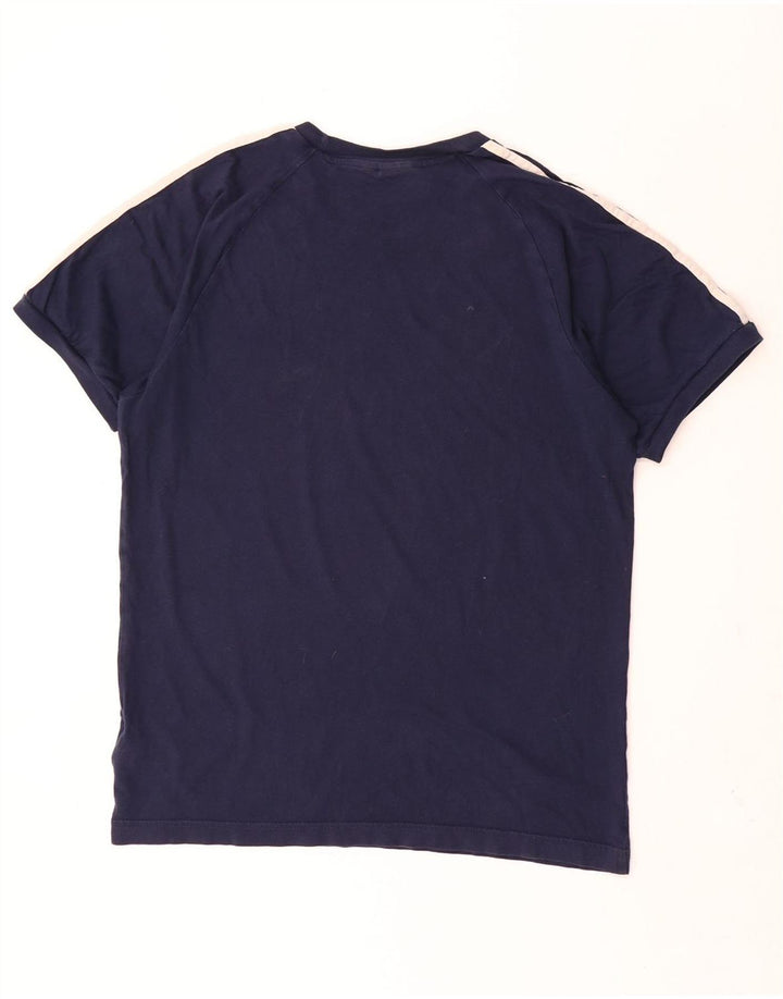Adidas Męski T-Shirt Top Średni Granatowy Bawełniany