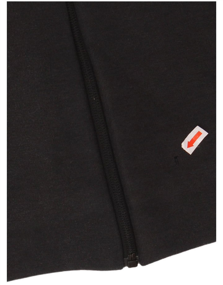 Chłopięcy sweter z kapturem i zamkiem NIKE, 13-14 lat, XL, czarna, bawełniana