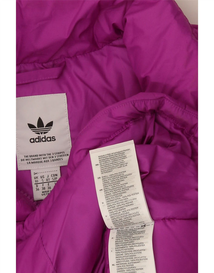 Damska kurtka oversize Adidas Adidas UK 10 Mały fioletowy poliester