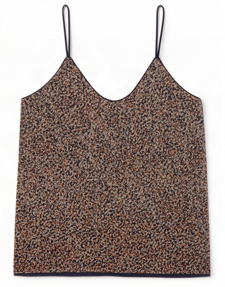 Damski top na ramiączkach Zara UK 6 XS Wielokolorowy poliester w cętki