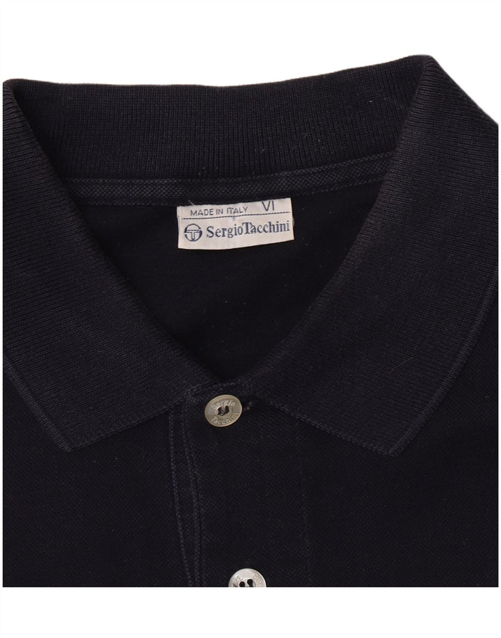 Męska koszulka polo Sergio Tacchini, duża, granatowa, bawełniana
