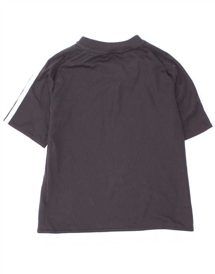 Chłopięca koszulka Adidas Climalite Top 7-8 lat Czarny poliester