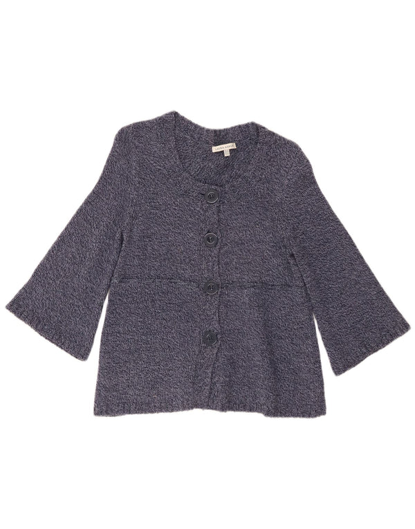 Sweter damski Laura Ashley UK 14, duży, granatowy, nakrapiany