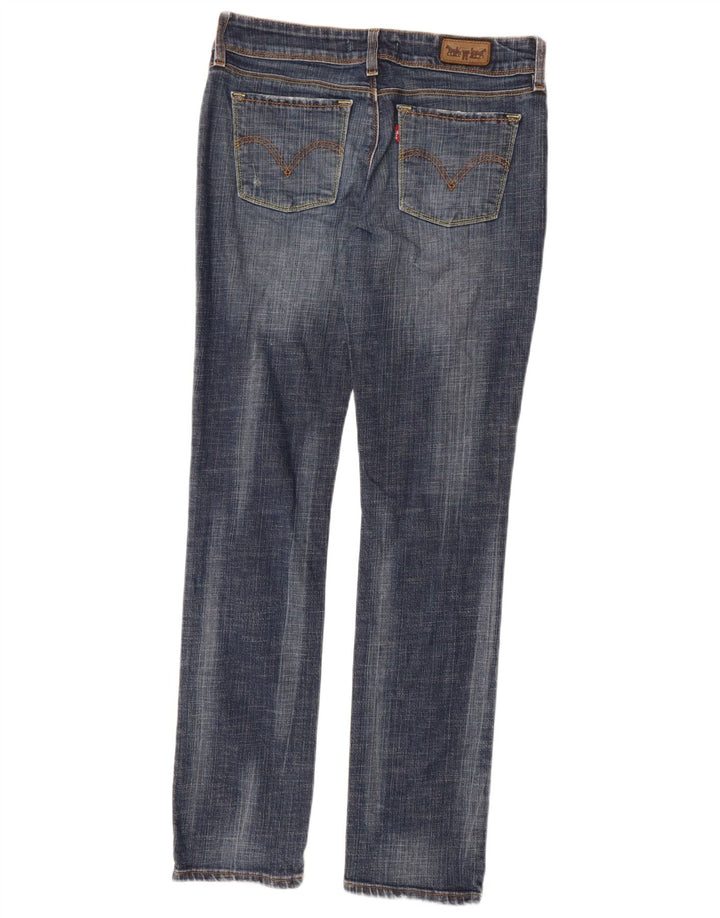Męskie jeansy Levi's 571 Slim W31 L34 Niebieska bawełna