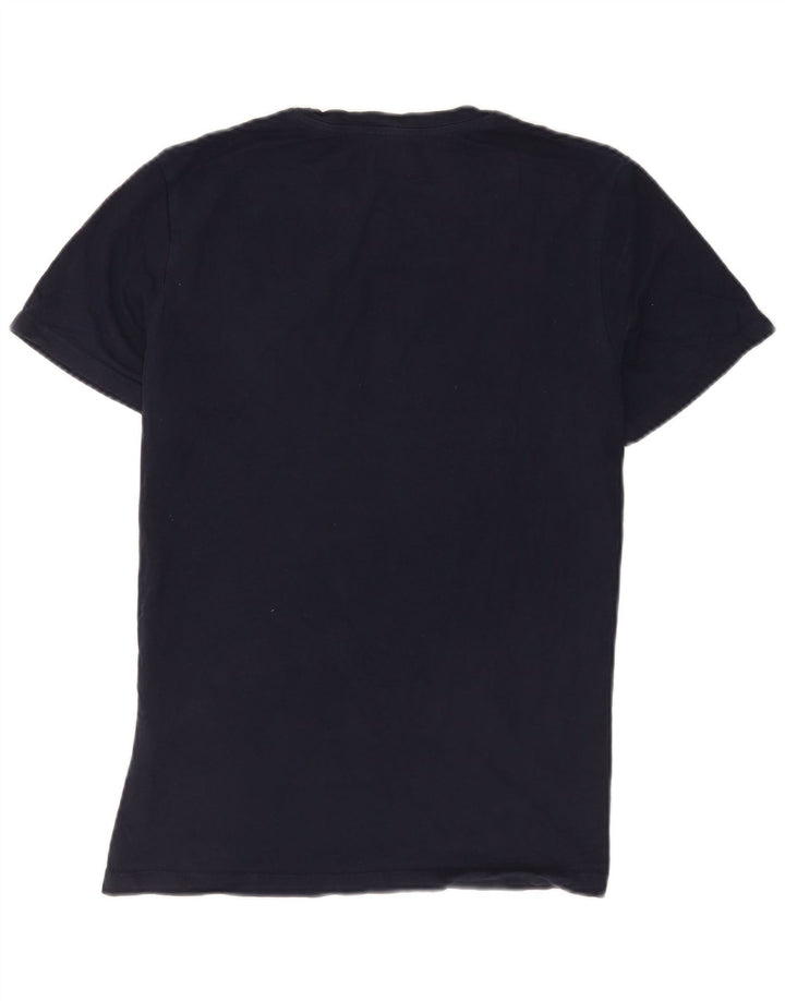 Męski T-shirt z grafiką Jack & Jones, średni, granatowy, bawełniany