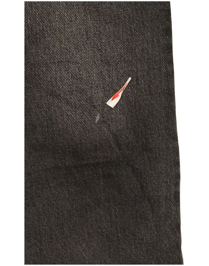 Damskie dżinsy Levi's 501 Straight W25 L26 Szara bawełna