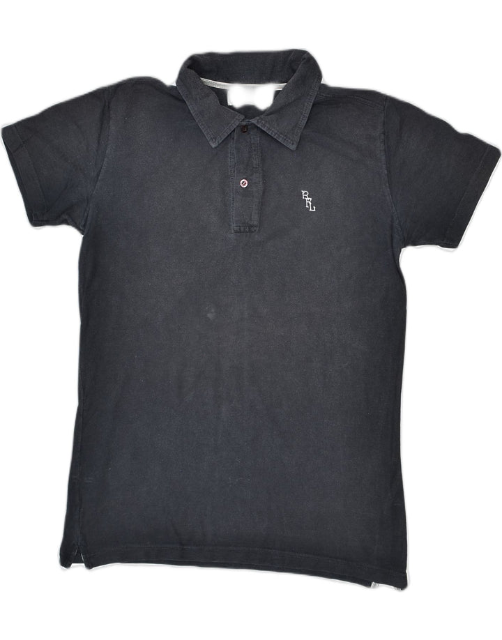 RIFLE Mens Polo Shirt Medium Grey Cotton | Vintage | Thrift | Second-Hand | Used Clothing | Messina Hembry 