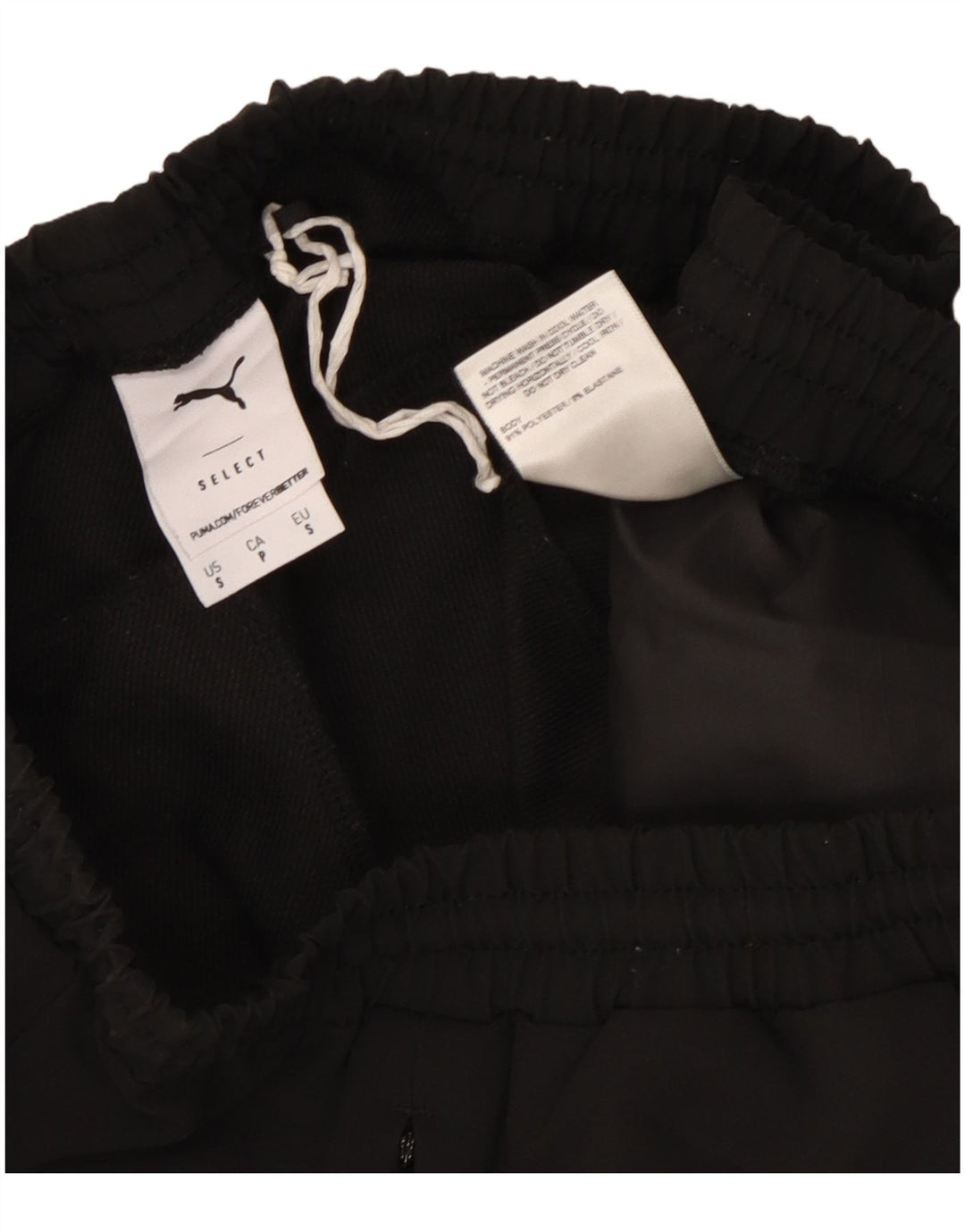 Damskie spodnie dresowe Puma Capri UK 10, małe, czarne, poliestrowe