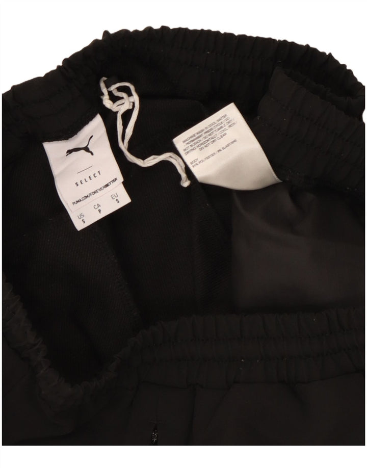 Damskie spodnie dresowe Puma Capri UK 10, małe, czarne, poliestrowe