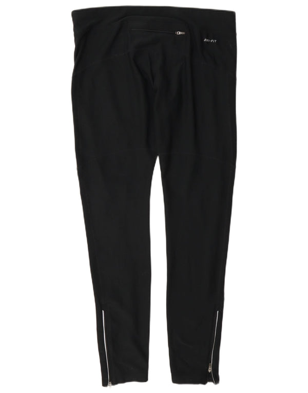 Damskie legginsy Nike Dri Fit UK 14, duże, granatowe, poliestrowe