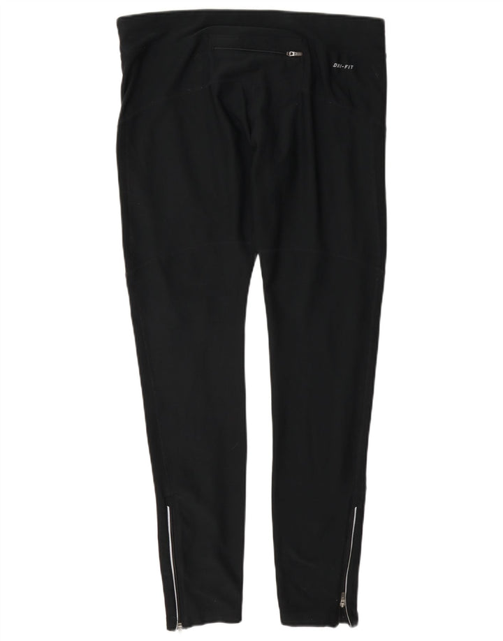 Damskie legginsy Nike Dri Fit UK 14, duże, granatowe, poliestrowe