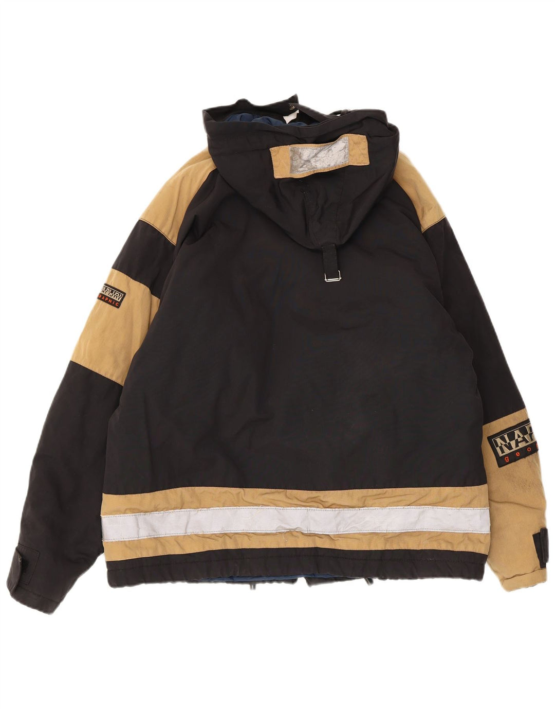 Męska kurtka wiatrówka NAPAPIJRI Graphic UK 38, średni granat