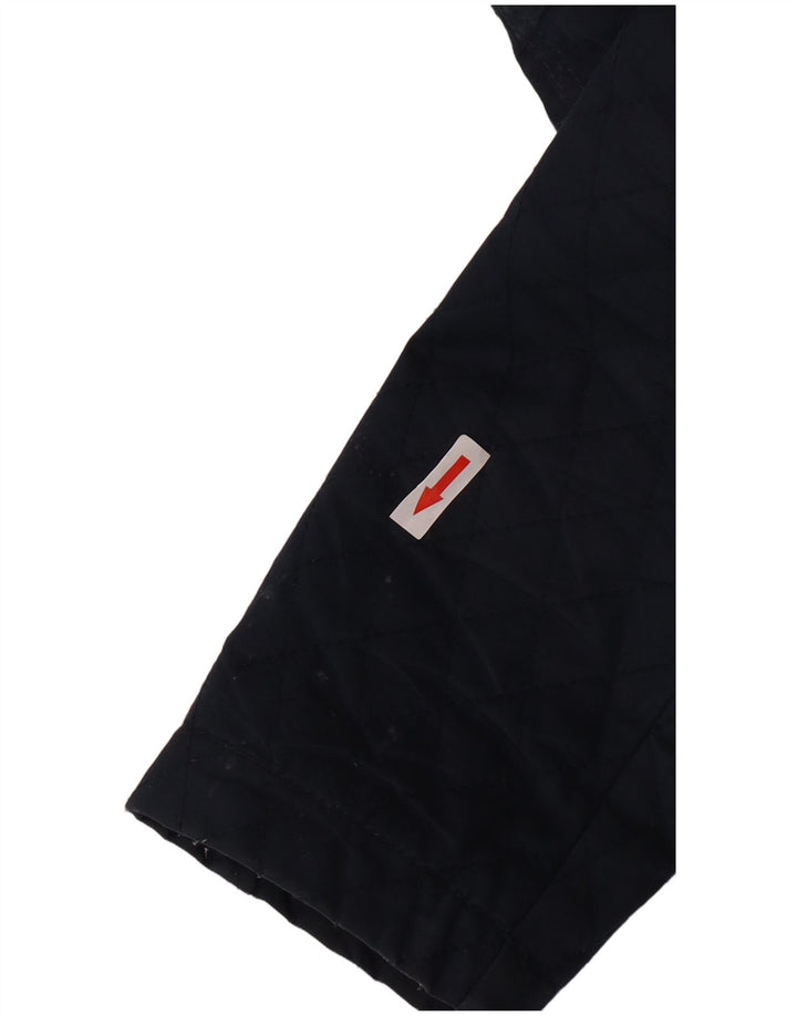 Crew Clothing Damska pikowana kurtka o regularnym kroju UK 10, mała, granatowa