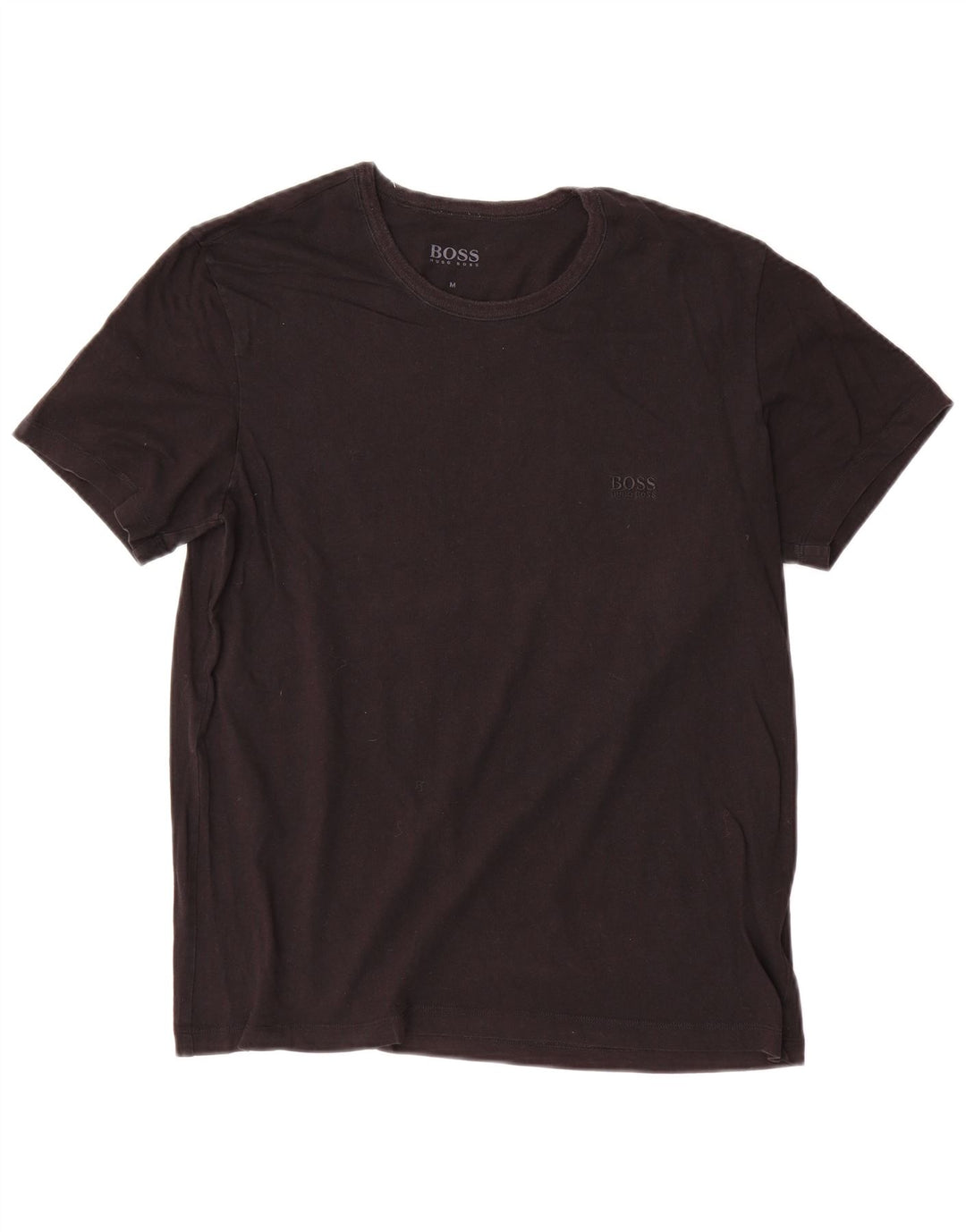 T-shirt męski Hugo Boss, średni czarny, bawełniany